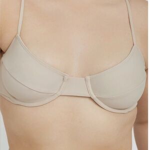 Riot Swim  Sz XS Jax Bikini Top Coconut NWT